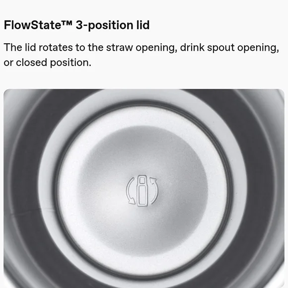 Stanley Quencher H2.0 Tumbler 40oz - Light Gray With Blue Logo NEW IN THE BOX - Picture 8 of 10